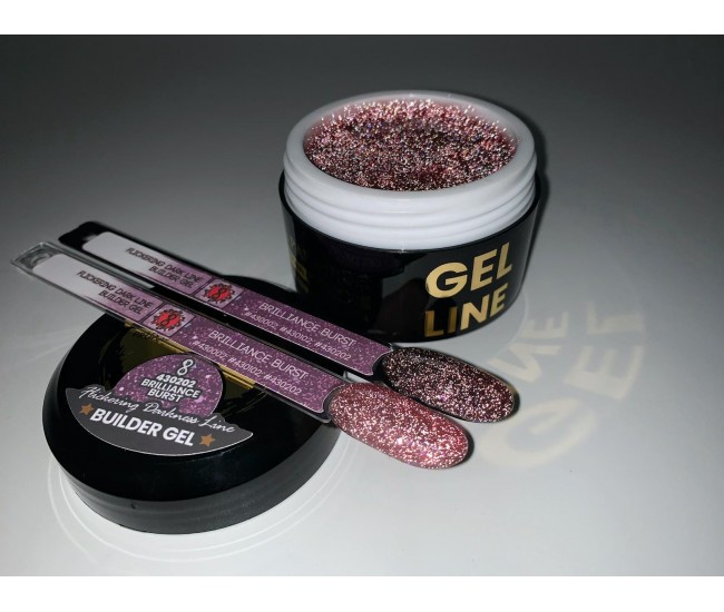 FLICKERING DARK LINE BUILDER GEL - GLOW MIRAGE 50ml